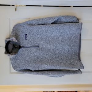 Patagonia Large Gray Pullover 3/4 Zip